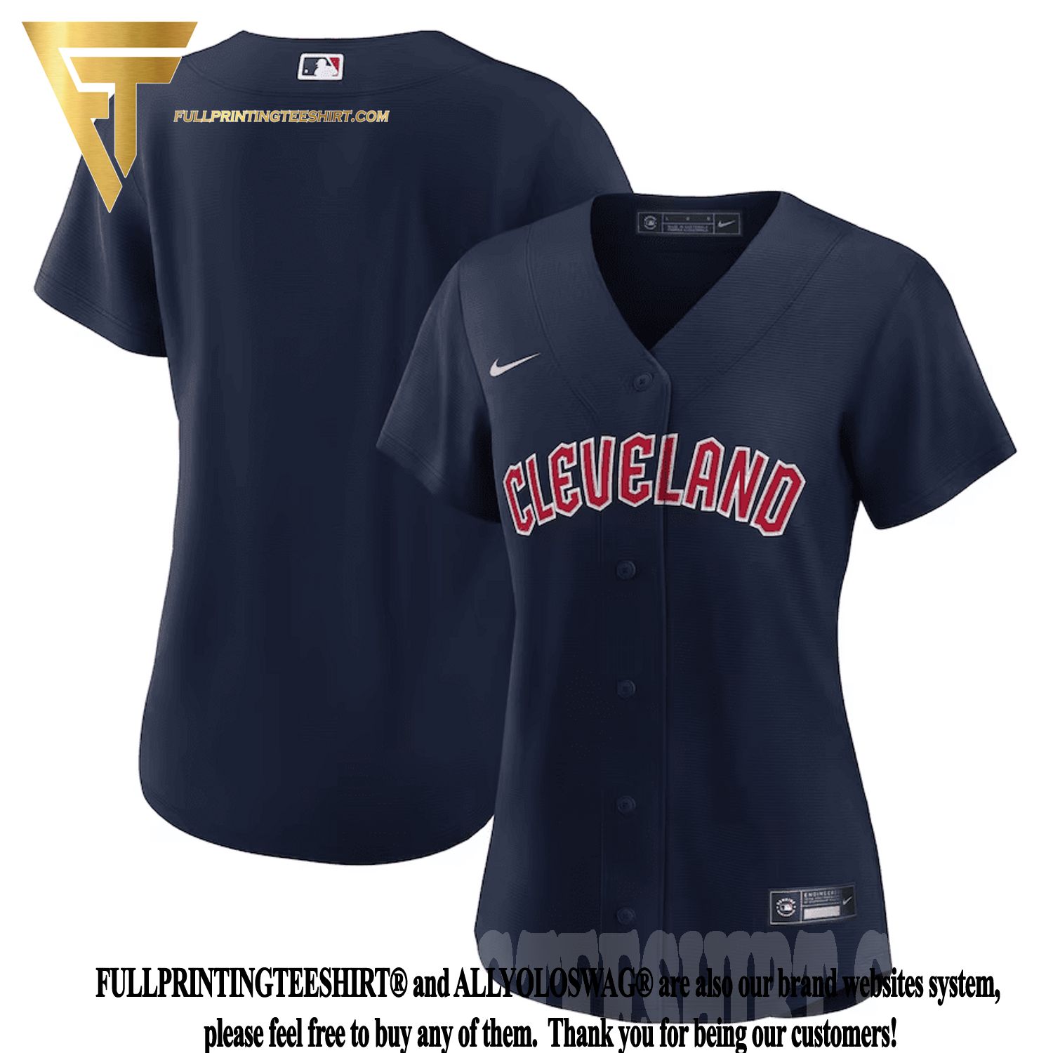 Men's Cleveland Guardians Nike Charcoal 2022 MLB All-Star Game Replica  Custom Jersey