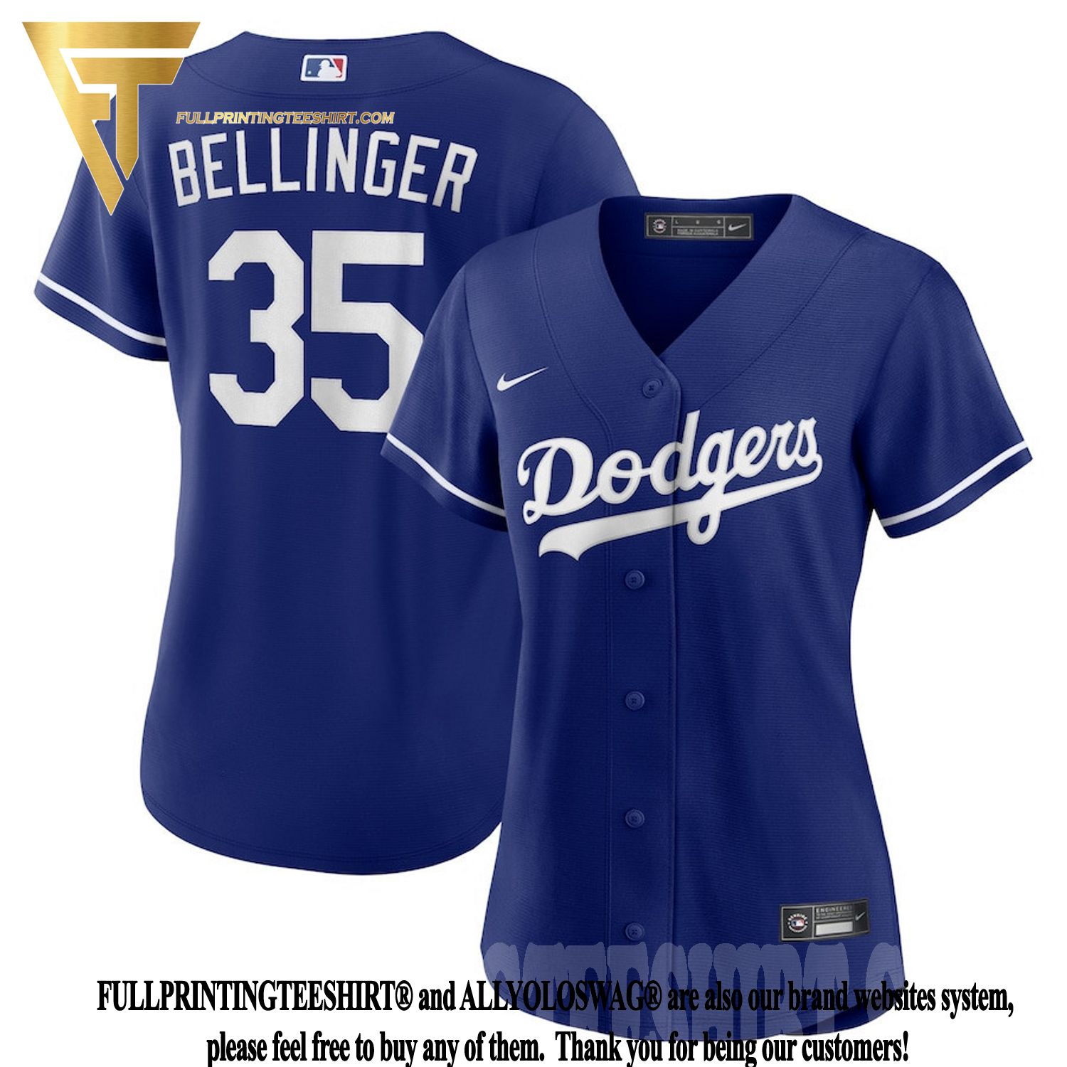 Los Angeles Dodgers Cody Bellinger 35 Home White 2022-23 All-Star