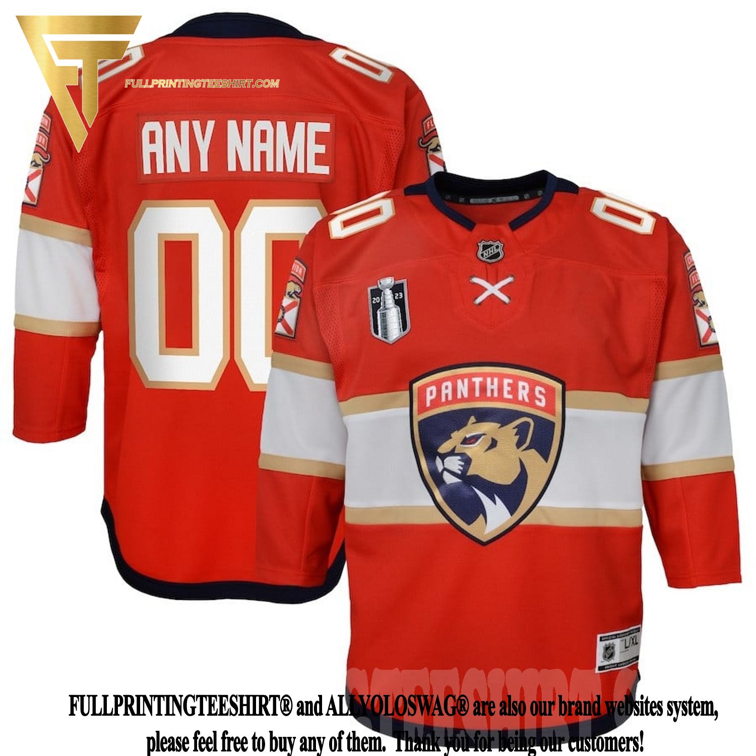 Florida Panthers Stanley Cup winner jersey
