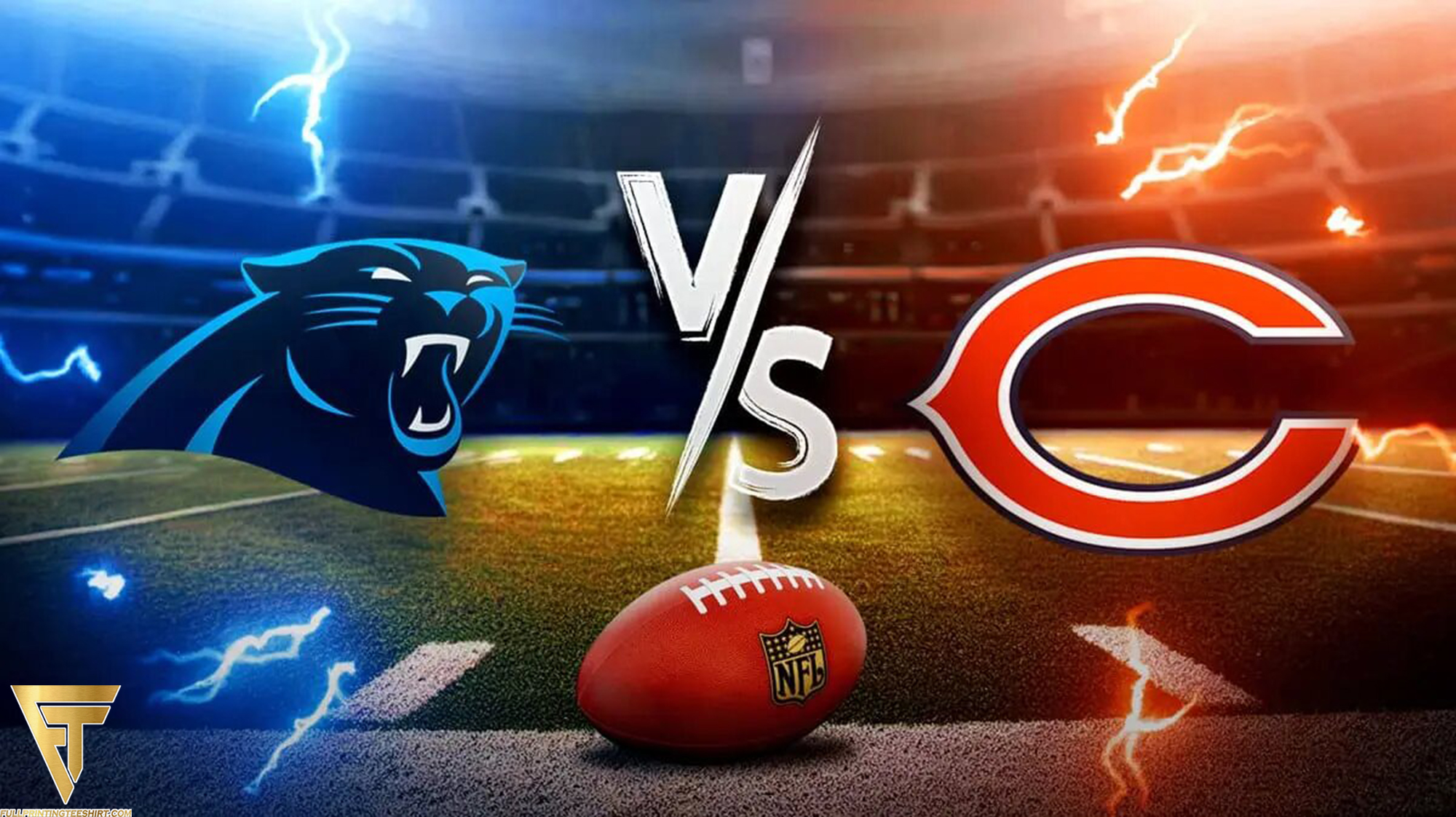 Bearing the Colors of Valor Chicago Bears vs. Carolina Panthers Salute to Service Showdown